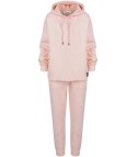 Dres sportowy bawełniany gładki oversize MARGARET (Różowy) Dres sportowy bawełniany gładki oversize MARGARET (Różowy)