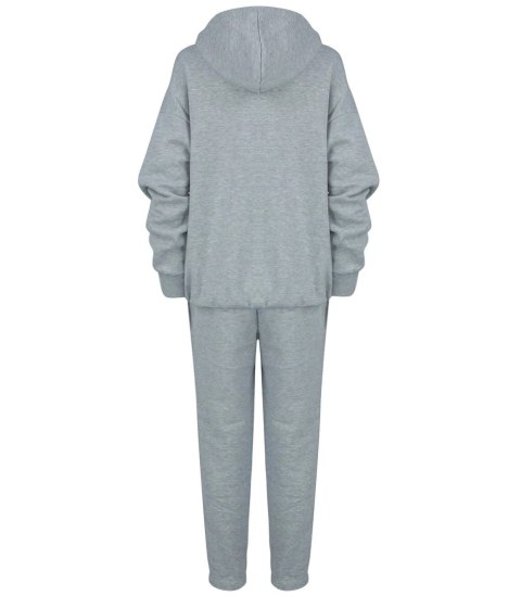 Dres sportowy bawełniany gładki oversize MARGARET (Szary) Dres sportowy bawełniany gładki oversize MARGARET (Szary)