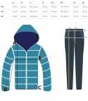Dres sportowy bawełniany gładki oversize MARGARET (Szary)