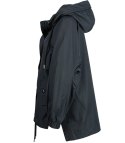 Krótka przeciwdeszczowa kurtka przejściowa oversize ELENA (Czarny) Krótka przeciwdeszczowa kurtka przejściowa oversize ELENA (Czarny)