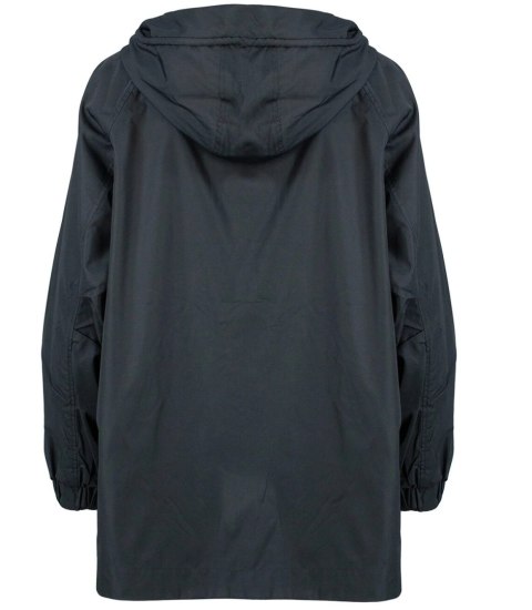 Krótka przeciwdeszczowa kurtka przejściowa oversize ELENA (Czarny) Krótka przeciwdeszczowa kurtka przejściowa oversize ELENA (Czarny)