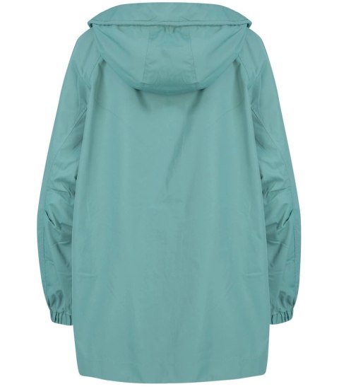 Krótka przeciwdeszczowa kurtka przejściowa oversize ELENA (Zielony) Krótka przeciwdeszczowa kurtka przejściowa oversize ELENA (Zielony)