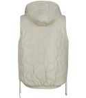 Krótki damski bezrękawnik kamizelka PLUS SIZE LILY (Beżowy) Krótki damski bezrękawnik kamizelka PLUS SIZE LILY (Beżowy)