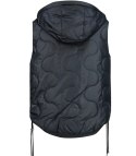Krótki damski bezrękawnik kamizelka PLUS SIZE LILY (Czarny) Krótki damski bezrękawnik kamizelka PLUS SIZE LILY (Czarny)