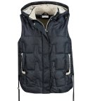 Krótki damski bezrękawnik kamizelka PLUS SIZE STELLA (Czarny) Krótki damski bezrękawnik kamizelka PLUS SIZE STELLA (Czarny)