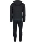 Męski zestaw dresowy dres rozinana bluza i spodnie (Czarny) Męski zestaw dresowy dres rozinana bluza i spodnie (Czarny)