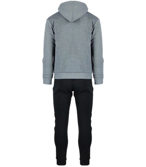 Męski zestaw dresowy dres rozinana bluza i spodnie (Szary || Czarny) Męski zestaw dresowy dres rozinana bluza i spodnie (Szary || Czarny)