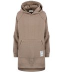 Ciepła oversizowa bluza BASIC hoodie (Brązowy) Ciepła oversizowa bluza BASIC hoodie (Brązowy)