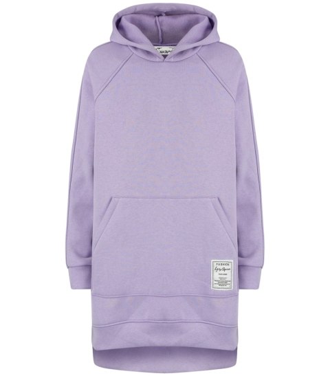 Ciepła oversizowa bluza BASIC hoodie (Fioletowy) Ciepła oversizowa bluza BASIC hoodie (Fioletowy)