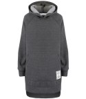 Ciepła oversizowa bluza BASIC hoodie (Szary) Ciepła oversizowa bluza BASIC hoodie (Szary)