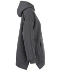 Ciepła oversizowa bluza BASIC hoodie (Szary) Ciepła oversizowa bluza BASIC hoodie (Szary)