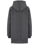 Ciepła oversizowa bluza BASIC hoodie (Szary) Ciepła oversizowa bluza BASIC hoodie (Szary)