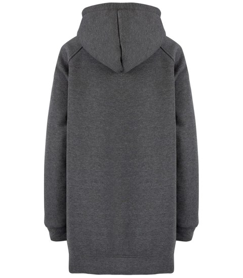 Ciepła oversizowa bluza BASIC hoodie (Szary) Ciepła oversizowa bluza BASIC hoodie (Szary)