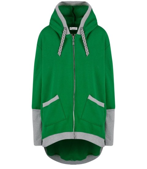 Ciepła oversizowa bluza PARKA dresowa (Szary || Zielony || Wielokolorowy) Ciepła oversizowa bluza PARKA dresowa (Szary || Zielony || Wielokolorowy)