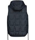 Krótki damski bezrękawnik kamizelka PLUS SIZE STELLA (Czarny) Krótki damski bezrękawnik kamizelka PLUS SIZE STELLA (Czarny)