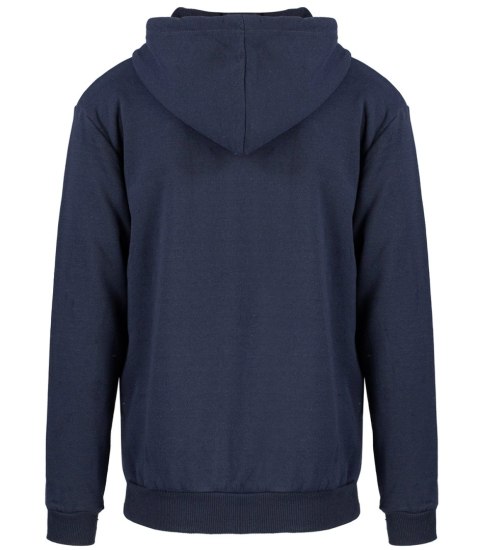Męska ciepła bluza rozpinana z kapturem jednokolorowa gładka (Niebieski) Męska ciepła bluza rozpinana z kapturem jednokolorowa gładka (Niebieski)