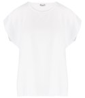 T-shirt pudełkowy bluzka damska bez szwów basic SARA (Biały) T-shirt pudełkowy bluzka damska bez szwów basic SARA (Biały)