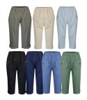 Wygodne elastyczne spodnie 3/4 rybaczki na gumkę plus size DORIS (Czarny) Wygodne elastyczne spodnie 3/4 rybaczki na gumkę plus size DORIS (Czarny)