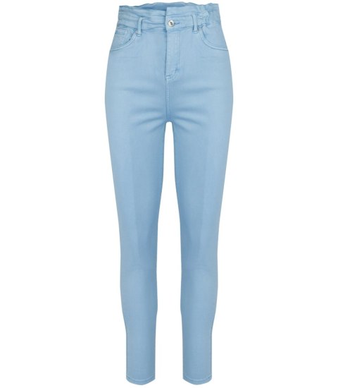 Wygodne elastyczne spodnie JEANSY SKINNY FIT kolorowe Eleganckie ROSE (Niebieski) Wygodne elastyczne spodnie JEANSY SKINNY FIT kolorowe Eleganckie ROSE (Niebieski)