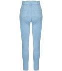 Wygodne elastyczne spodnie JEANSY SKINNY FIT kolorowe Eleganckie ROSE (Niebieski) Wygodne elastyczne spodnie JEANSY SKINNY FIT kolorowe Eleganckie ROSE (Niebieski)
