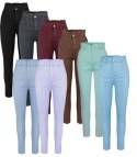 Wygodne elastyczne spodnie JEANSY SKINNY FIT kolorowe Eleganckie ROSE (Niebieski) Wygodne elastyczne spodnie JEANSY SKINNY FIT kolorowe Eleganckie ROSE (Niebieski)
