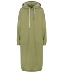 Ciepła bluza damska dresowa Oversize Sukienka Bawełniana INEZ (Zielony) Ciepła bluza damska dresowa Oversize Sukienka Bawełniana INEZ (Zielony)