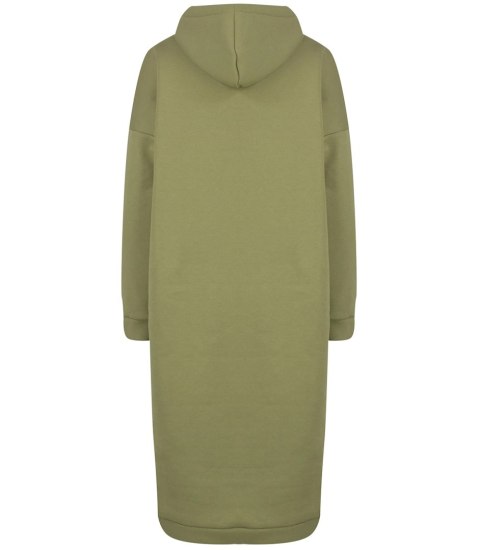 Ciepła bluza damska dresowa Oversize Sukienka Bawełniana INEZ (Zielony) Ciepła bluza damska dresowa Oversize Sukienka Bawełniana INEZ (Zielony)