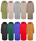Ciepła bluza damska dresowa Oversize Sukienka Bawełniana INEZ (Zielony) Ciepła bluza damska dresowa Oversize Sukienka Bawełniana INEZ (Zielony)