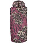 Damski bezrękawnik kamizelka PLUS SIZE w cętki PAMELA (Wielokolorowy) Damski bezrękawnik kamizelka PLUS SIZE w cętki PAMELA (Wielokolorowy)