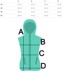 Damski bezrękawnik kamizelka przejściowa PLUS SIZE CARMEN (Beżowy) Damski bezrękawnik kamizelka przejściowa PLUS SIZE CARMEN (Beżowy)