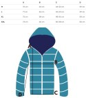 Męska ciepła bluza rozpinana ze stójką i haftem (Czarny) Męska ciepła bluza rozpinana ze stójką i haftem (Czarny)