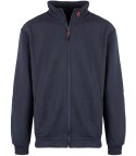 Męska ciepła bluza rozpinana ze stójką i haftem (Granatowy) Męska ciepła bluza rozpinana ze stójką i haftem (Granatowy)