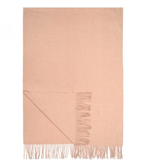 Szal szalik Gruba Chusta frędzle jednokolorowy ciepły miękki 200x70 cm (Beżowy) Szal szalik Gruba Chusta frędzle jednokolorowy ciepły miękki 200x70 cm (Beżowy)
