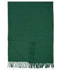 Szal szalik Gruba Chusta frędzle jednokolorowy ciepły miękki 200x70 cm (Zielony) Szal szalik Gruba Chusta frędzle jednokolorowy ciepły miękki 200x70 cm (Zielony)
