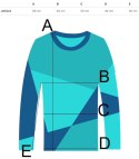 Ciepły melanżowy sweter półgolf damski oversize HANNA (Zielony || Wielokolorowy) Ciepły melanżowy sweter półgolf damski oversize HANNA (Zielony || Wielokolorowy)