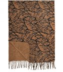Ciepły stylowy szal szalik roślinny wzór miękki gładki 180x70 cm (Brązowy || Wielokolorowy) Ciepły stylowy szal szalik roślinny wzór miękki gładki 180x70 cm (Brązowy || Wielokolorowy)