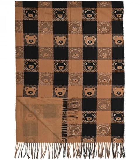 Ciepły stylowy szal szalik wzór kratka miękki gładki 180x70 cm (Brązowy || Wielokolorowy) Ciepły stylowy szal szalik wzór kratka miękki gładki 180x70 cm (Brązowy || Wielokolorowy)