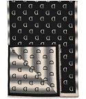 Ciepły stylowy szal szalik wzór ombre z literą D miękki gładki 180x65 cm (Wielokolorowy || Czarny) Ciepły stylowy szal szalik wzór ombre z literą D miękki gładki 180x65 cm (Wielokolorowy || Czarny)