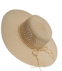Elegancki damski KAPELUSZ z Ażurowym Wykończeniem (Beżowy) Elegancki damski KAPELUSZ z Ażurowym Wykończeniem (Beżowy)