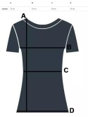 Klasyczna wygodna gładka bluzka oversize luźna elastyczna (Niebieski) Klasyczna wygodna gładka bluzka oversize luźna elastyczna (Niebieski)