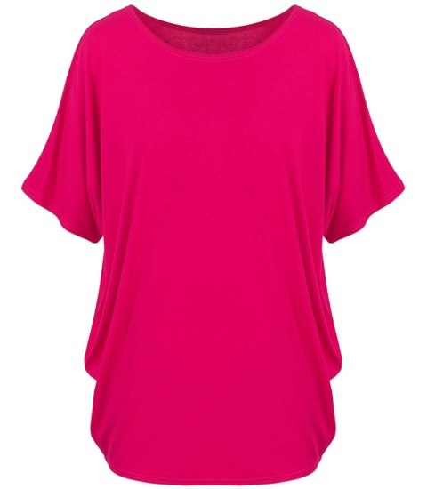 Klasyczna wygodna gładka bluzka oversize luźna elastyczna (Różowy) Klasyczna wygodna gładka bluzka oversize luźna elastyczna (Różowy)
