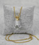 Naszyjnik wisiorek perfumetka Kryształ górski (Złoty \ Kryształ górski) Naszyjnik wisiorek perfumetka Kryształ górski (Złoty \ Kryształ górski)