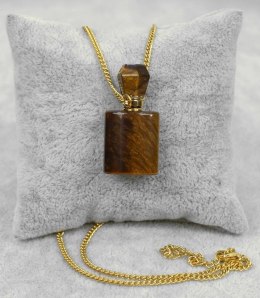 Naszyjnik wisiorek perfumetka flakon TYGRYSIE OKO (Tygrysie oko)