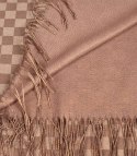Błyszczący szal szalik złota nitka Miękki Dwustronny Elegancki SZACHOWNICA (Beżowy) Błyszczący szal szalik złota nitka Miękki Dwustronny Elegancki SZACHOWNICA (Beżowy)