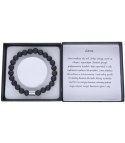Bransoletka męska lawa kule 8,5 mm z pudełkiem (Lawa) Bransoletka męska lawa kule 8,5 mm z pudełkiem (Lawa)