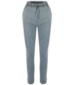 Damskie spodnie jegginsy tregginsy skinny ala jeans KIM (Szary)