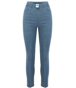 Damskie spodnie jegginsy tregginsy skinny dopasowane Eleganckie BETTY (Niebieski)