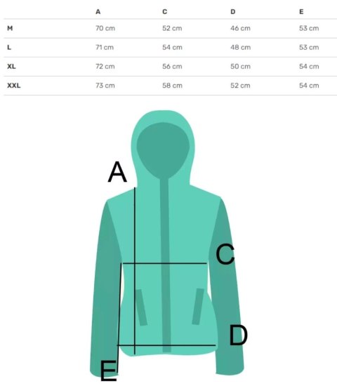 Rozpinana bluza kangurka z kapturem DYLAN (Czerwony)