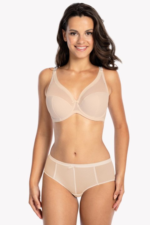Biustonosz Soft Biustonosz Semi-Soft Model Sonia 1058 Beige - Gaia - 75G Biustonosz Soft Biustonosz Semi-Soft Model Sonia 1058 Beige - Gaia - 75G