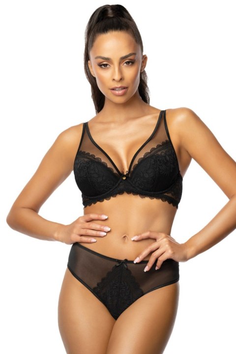 Biustonosz push up Biustonosz Push-up Model 0198/11 Estelle Black - Mat - 65E Biustonosz push up Biustonosz Push-up Model 0198/11 Estelle Black - Mat - 65E